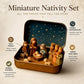 Mini Nativity Scene Keepsake Tin – Pocket-Sized Christmas Holy Family Set