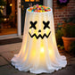 30-Inch Lighted Ghost Candy Bowl with Timer & Remote