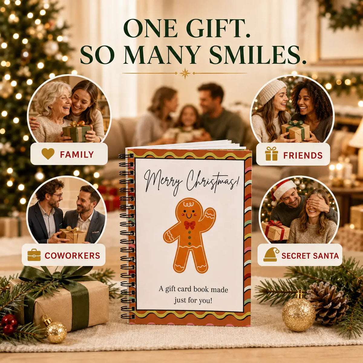 Christmas Gift Card Book