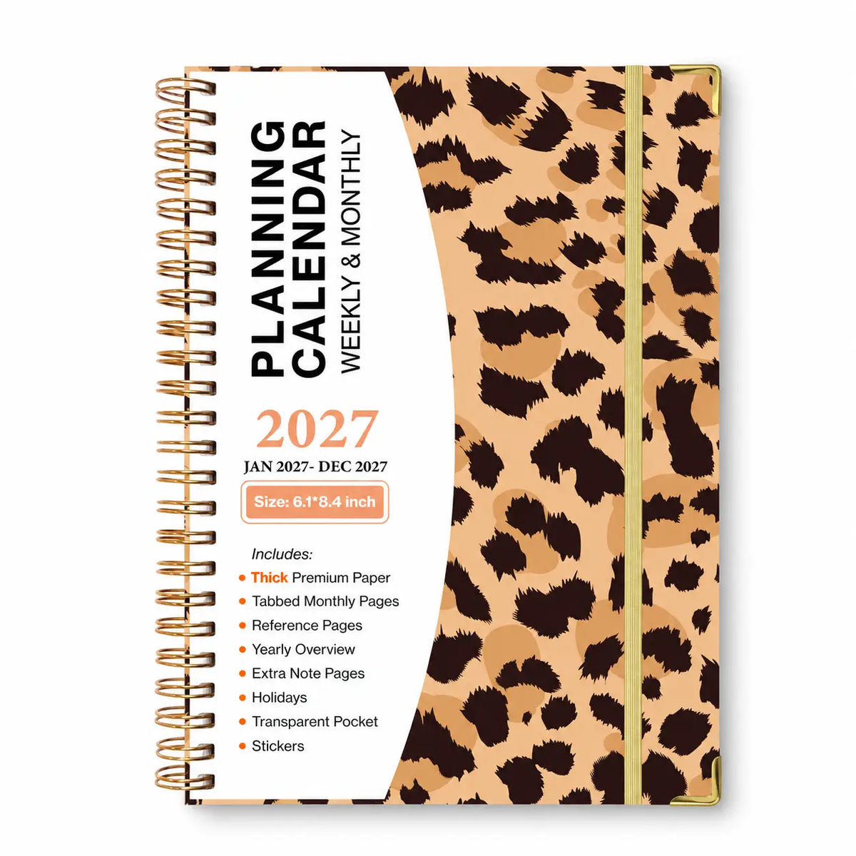 2027 Planner - Weekly and Monthly Calendar Planner Book