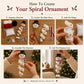☃️Crochet Snowman Spiral Ornament DIY Kit