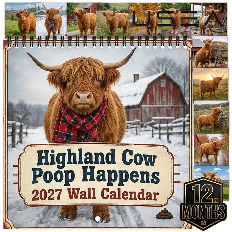 2027 Funny Wall Calendar