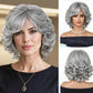 Women's Short-length High-temperature Synthetic Fiber Wig
