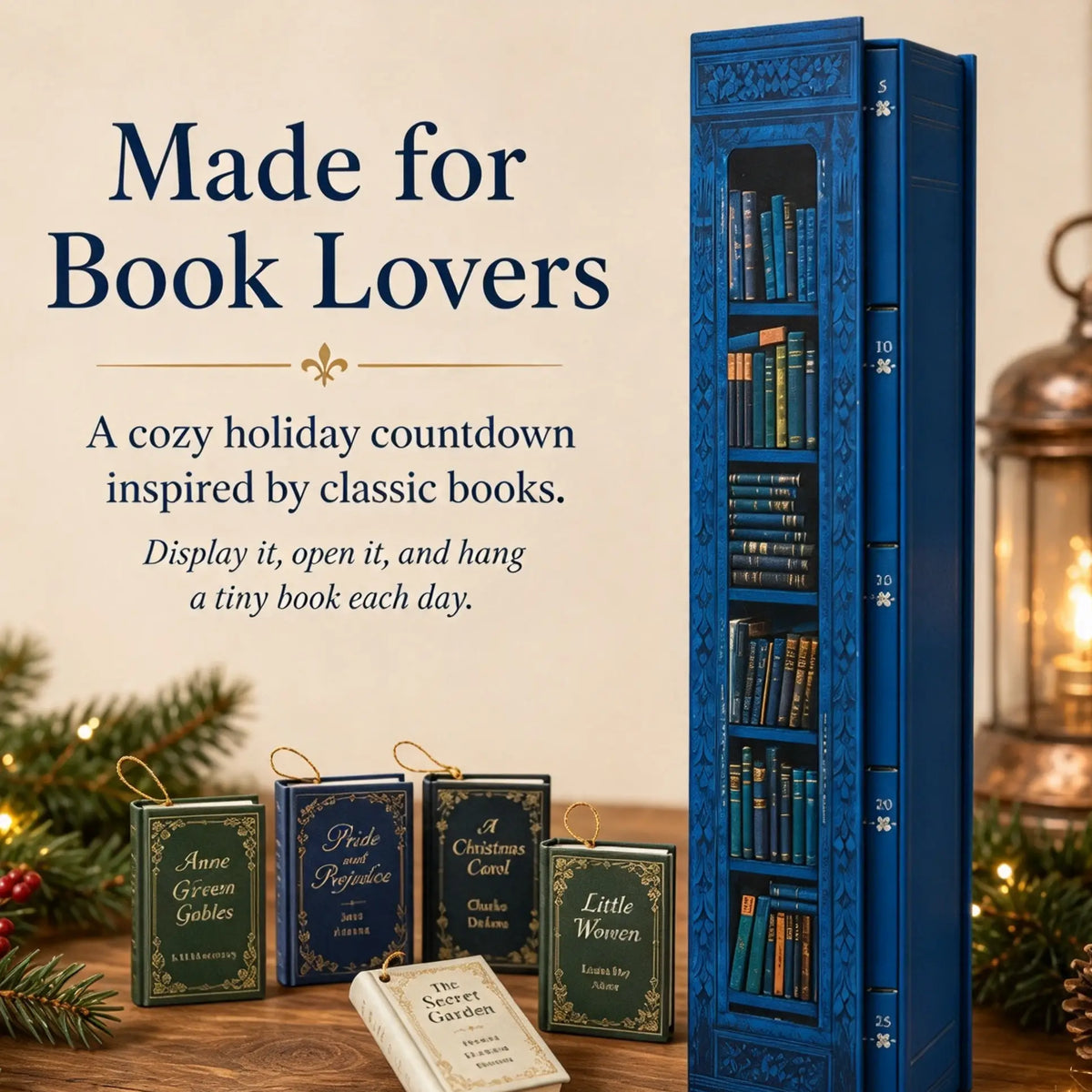 📚 25-Day Mini Book Advent Calendar – A Book Lover's Christmas Countdown