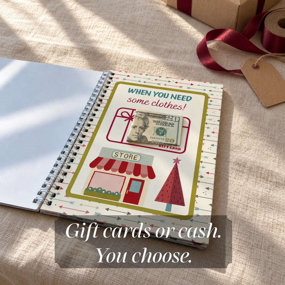 Christmas Gift Card Book