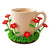 Handmade Crochet Pop Up Floral Garden Coaster