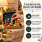 Mini Nativity Scene Keepsake Tin – Pocket-Sized Christmas Holy Family Set