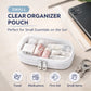 Clear Hard Plastic Zipper Case – Portable & Practical Travel Organizer 🔥