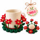 Handmade Crochet Pop Up Floral Garden Coaster