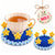 Handmade Crochet Pop Up Floral Garden Coaster