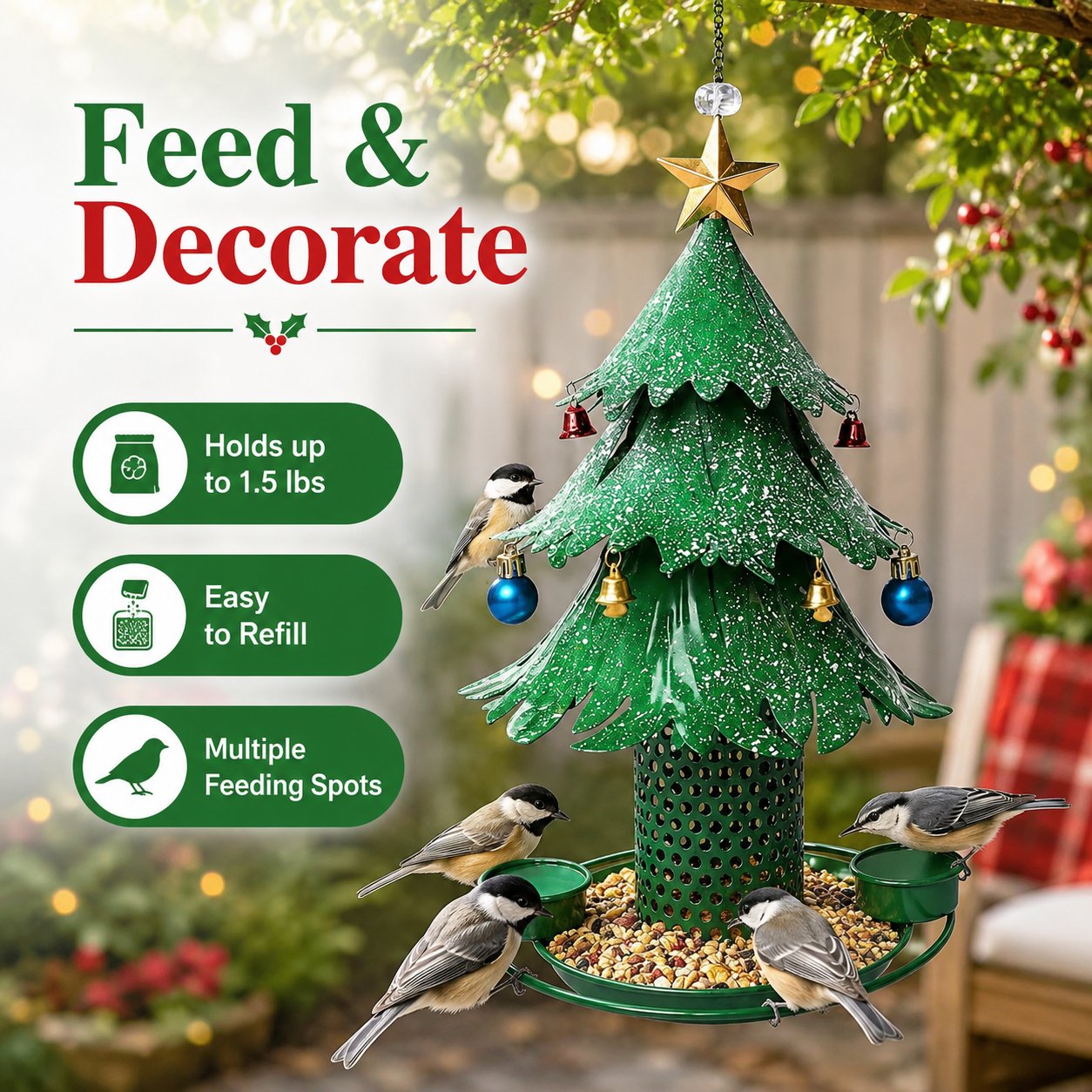 Christmas Tree Bird Feeder