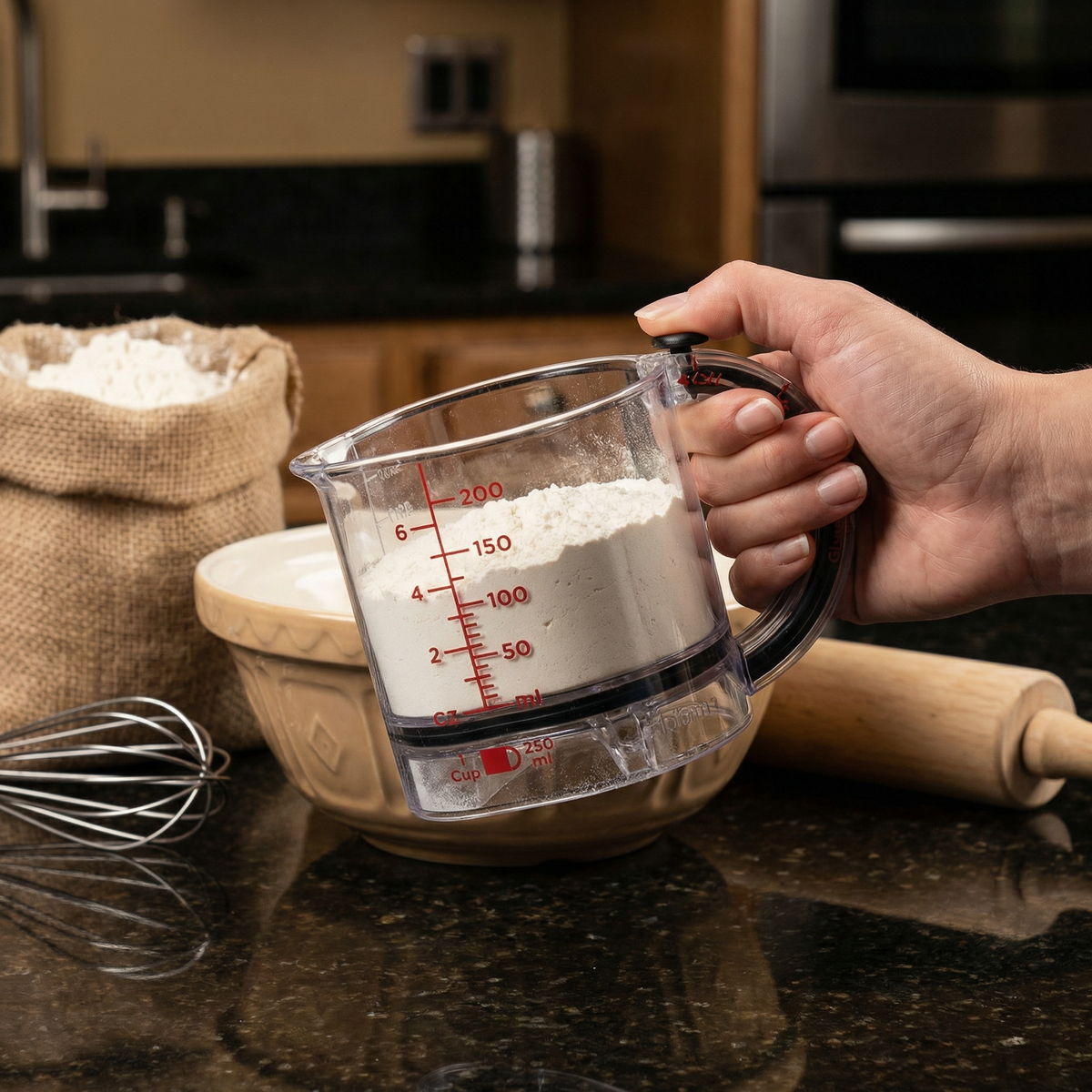 All-in-one Adjustable Measuring Cup