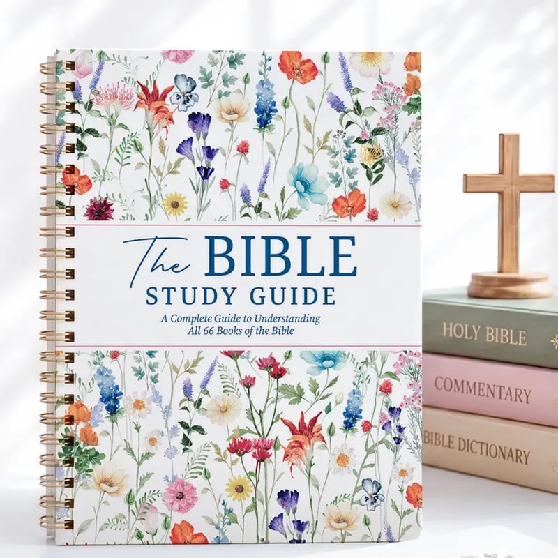 🔥Last Day 50% OFF - ✝️📚Bible Study Guide for Women & Men: A Complete Guide to Understanding All 66 Books of the Bible