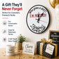 Retirement Humorous Quote Wall Clock