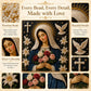 Divine Pearl Bead Virgin Mary Icon – DIY Faith Art Gift
