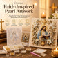 Divine Pearl Bead Virgin Mary Icon – DIY Faith Art Gift