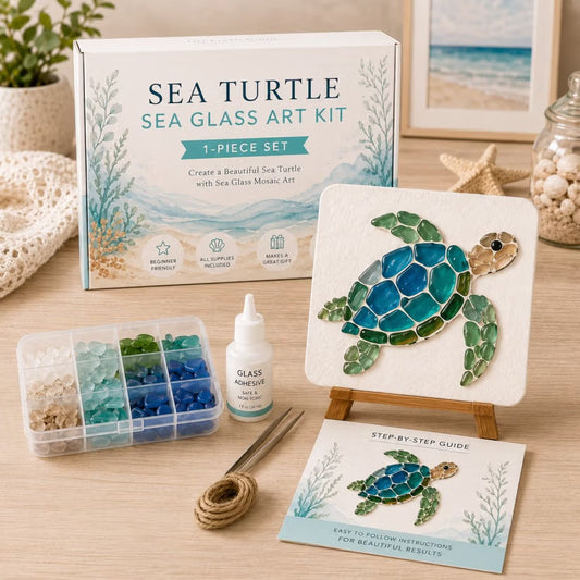 DIY Sea Glass Mosaic Craft Kit
