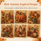 Autumn Pearl Painting Kit – DIY Sparkling Fall Artwork Craft Set
