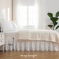 Ruffled Elastic Bed Skirt – Tidy, Clean & Sophisticated