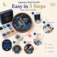✨ Premium 3D Pearl 12 Zodiac Signs Art Kit