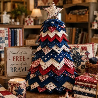 DIY Quilted Fabric Kit -Layered Holiday Décor for Quilting Lovers