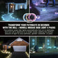 Waterproof Outdoor Glass LED Mosaic Solar Disk Light