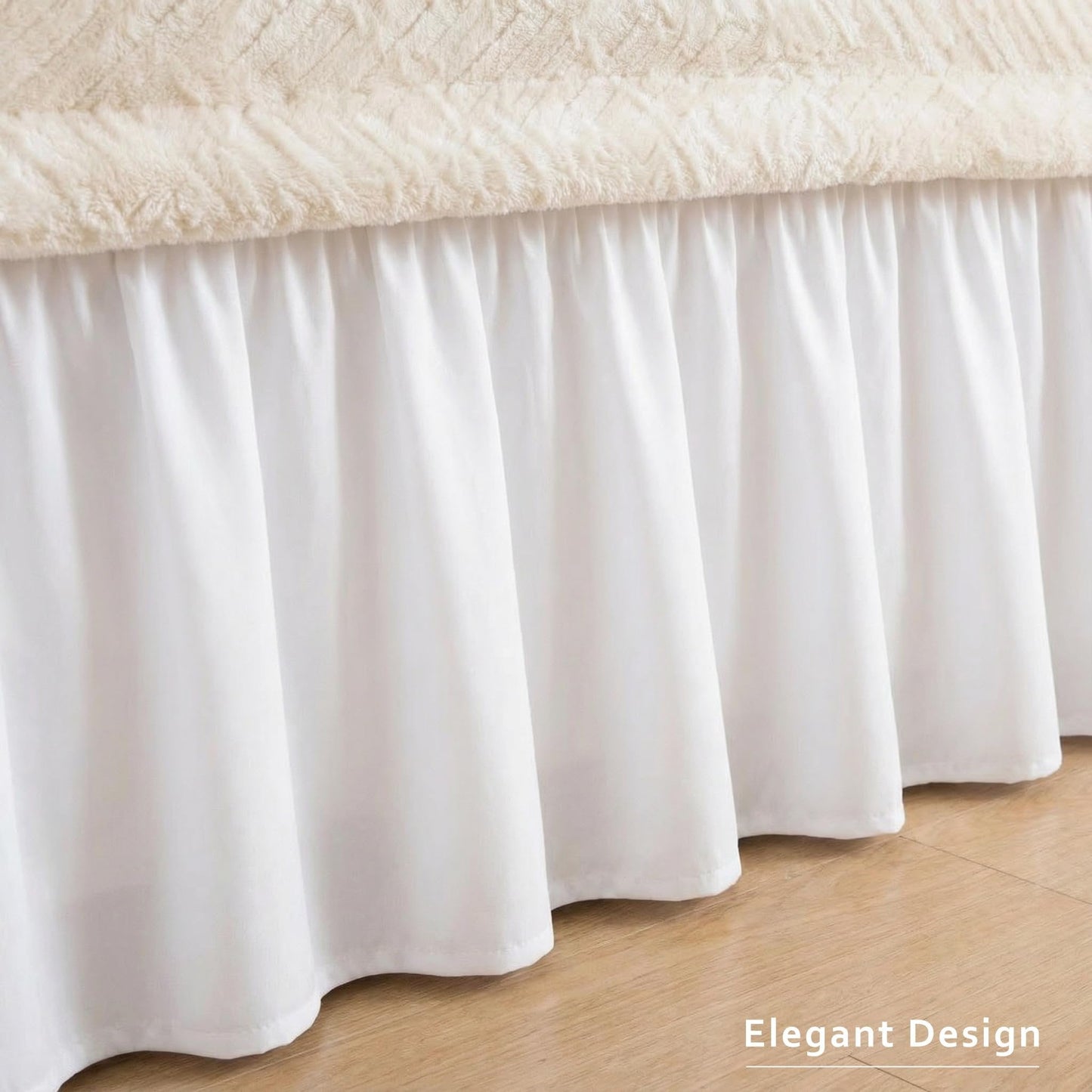 Ruffled Elastic Bed Skirt – Tidy, Clean & Sophisticated