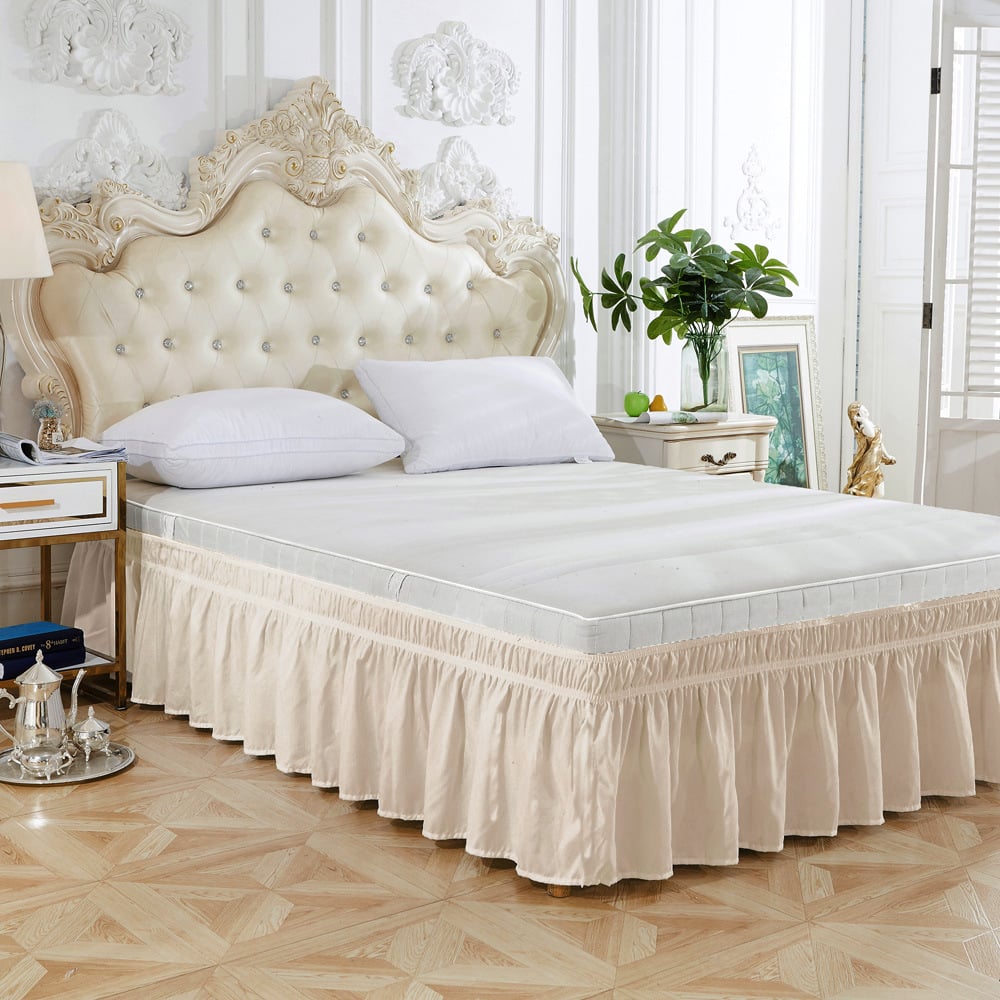 Ruffled Elastic Bed Skirt – Tidy, Clean & Sophisticated