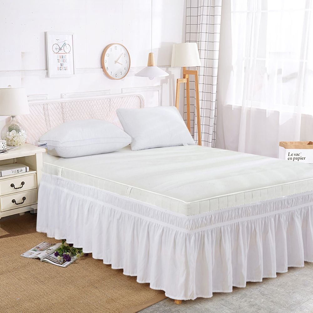 Ruffled Elastic Bed Skirt – Tidy, Clean & Sophisticated