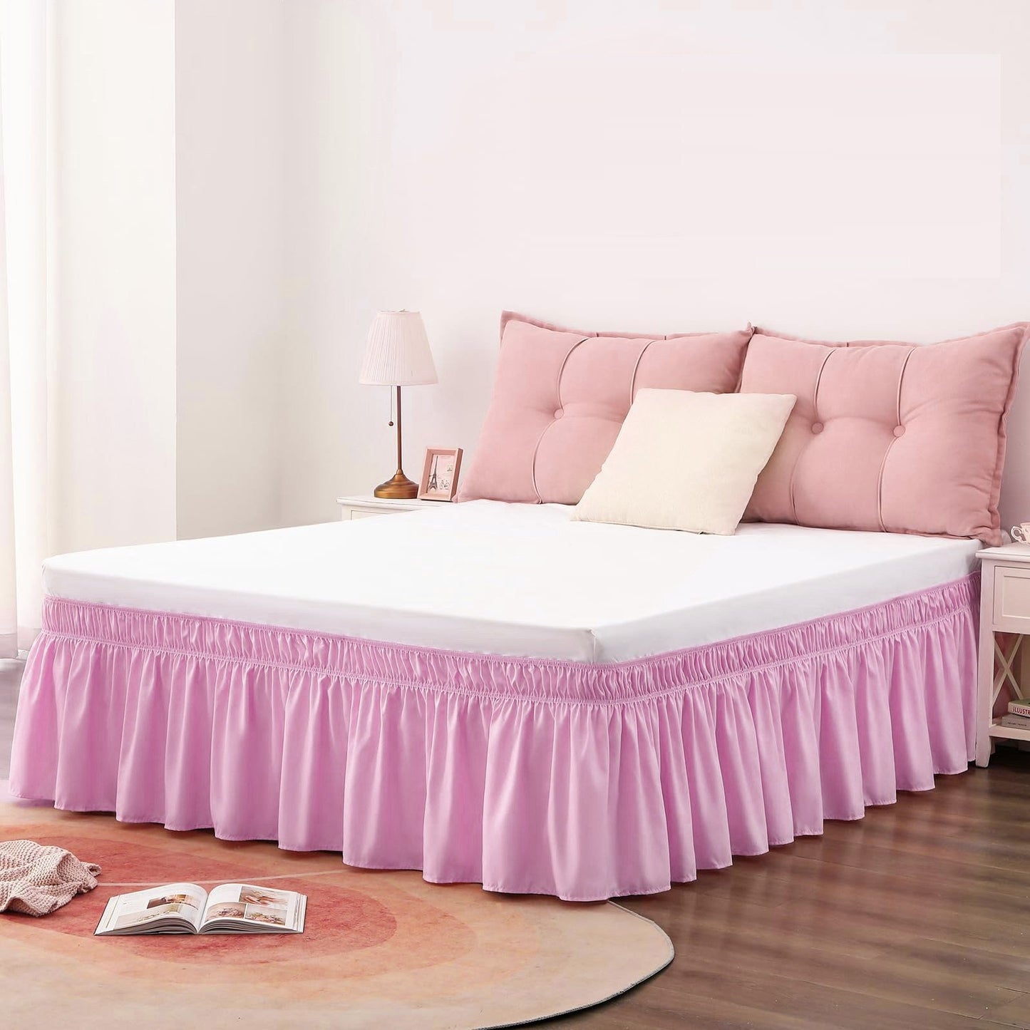Ruffled Elastic Bed Skirt – Tidy, Clean & Sophisticated