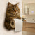 Wall Mounted Toilet Paper Holder Organizers Cats Shape