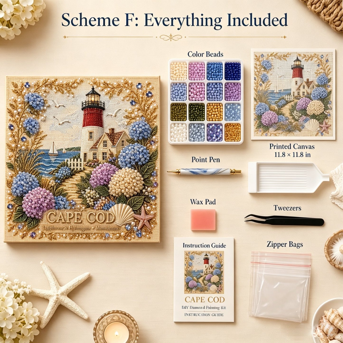 Timeless American Destinations DIY Art Kit
