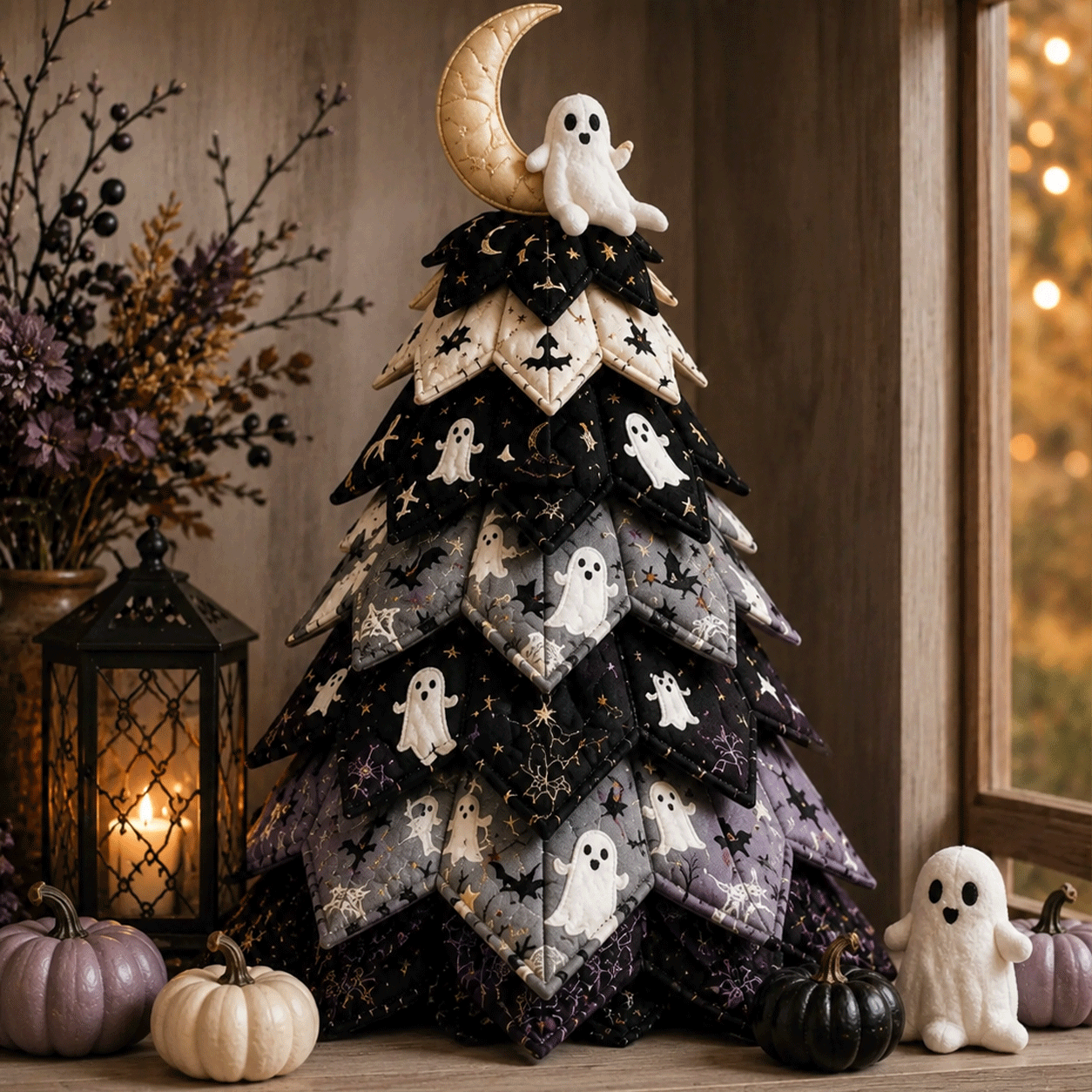 DIY Quilted Fabric Kit -Layered Holiday Décor for Quilting Lovers