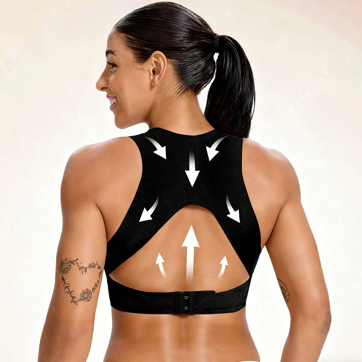 Women's Posture Wireless Bra-Breathable Non-Removable Molded Cups