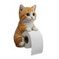 Wall Mounted Toilet Paper Holder Organizers Cats Shape