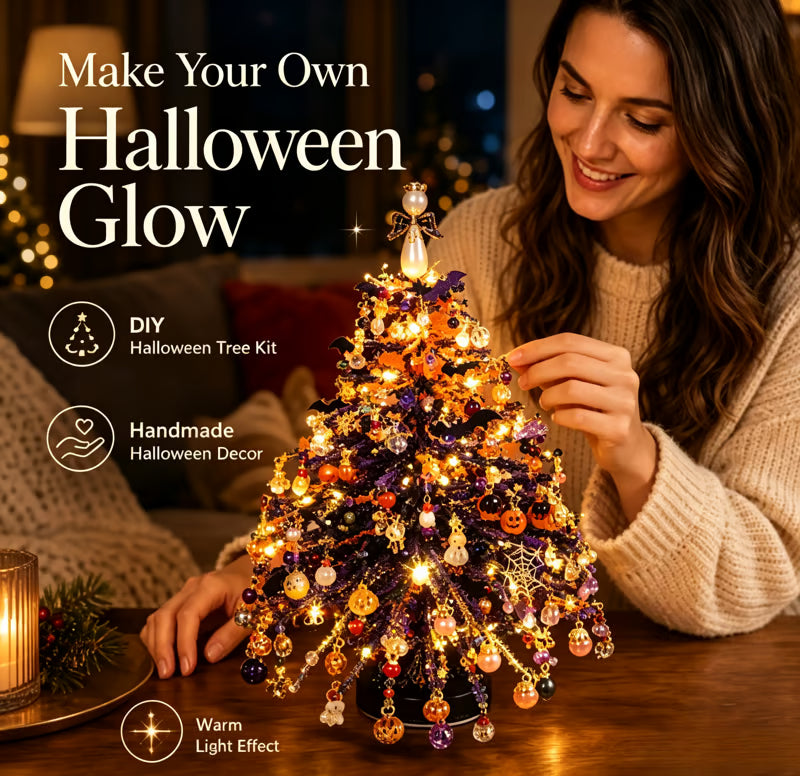 🎄DIY Beaded Christmas Tree Kit – 🎅Create Your Own Sparkling Holiday Decoration