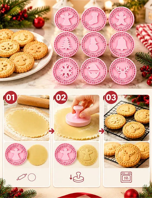 Festive Christmas Cookie Cutter Set🥧