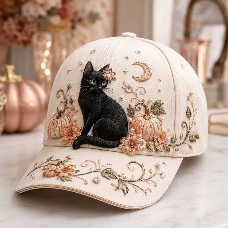 🎃 3D Halloween Embroidery Cap