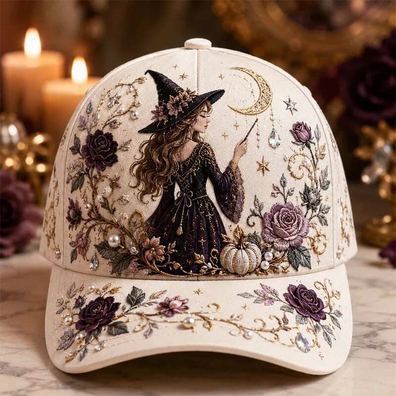 🎃 3D Halloween Embroidery Cap