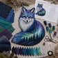 ⏳Last Day 49% OFF - 🌌🐺Northern Lights Wildlife DIY Patchwork Kit