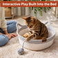 3-in-1 Cat Sleep Scratch Play Basket