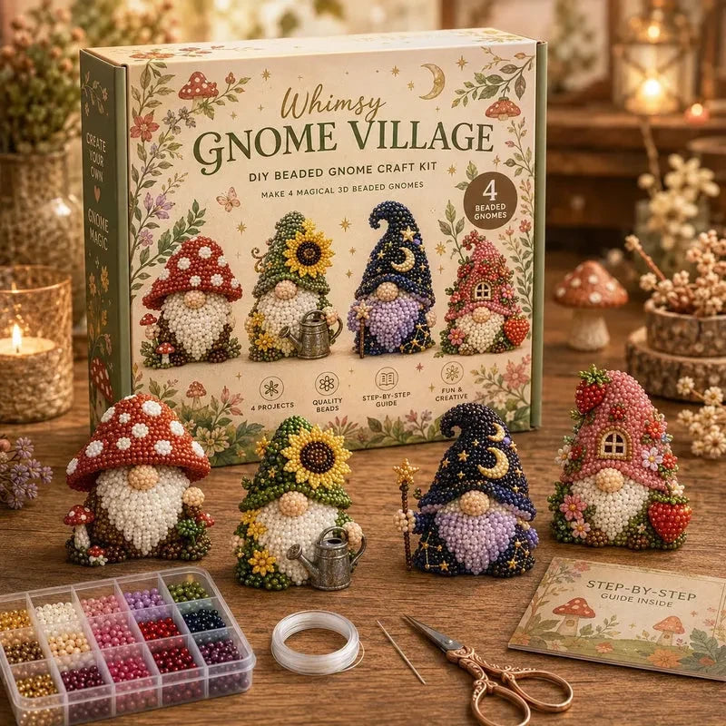 Creative Beaded Mini World 3D DIY Kit Collection