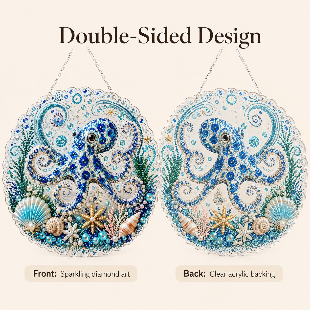 Ocean Pearl Art DIY Hanging Ornament Kit