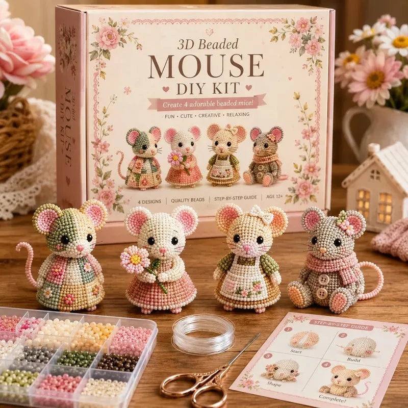 Creative Beaded Mini World 3D DIY Kit Collection