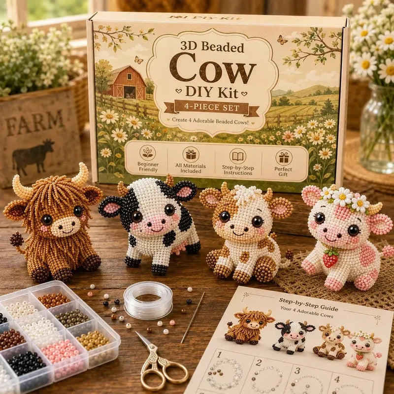 Creative Beaded Mini World 3D DIY Kit Collection