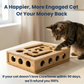 Solid Wood Maze Cat Educational Toy Box