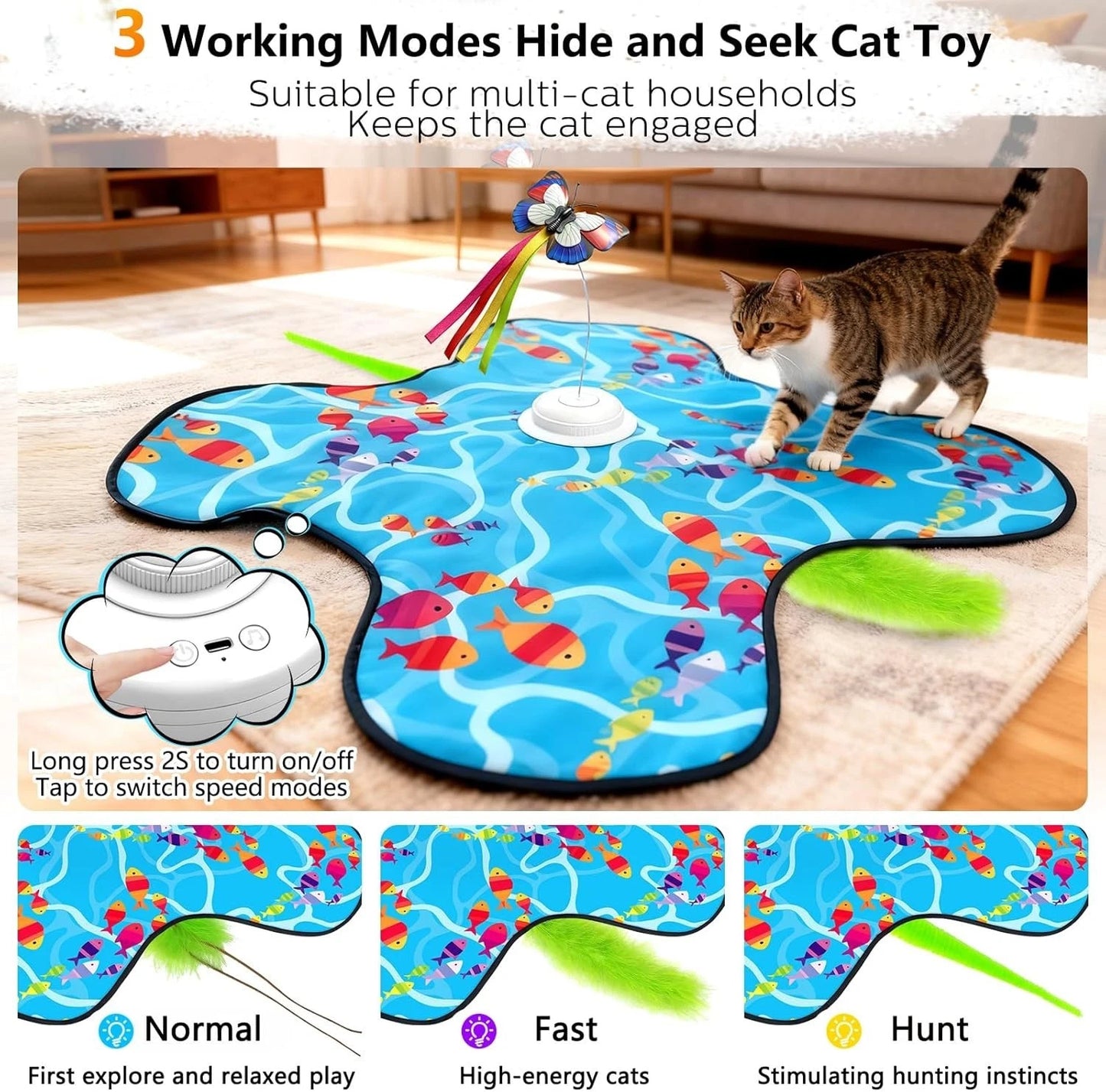 Interactive Cat Toys for Indoor