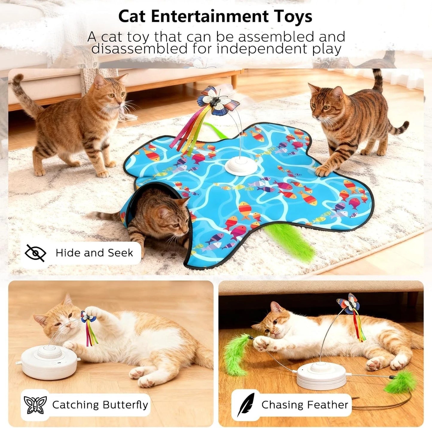 Interactive Cat Toys for Indoor